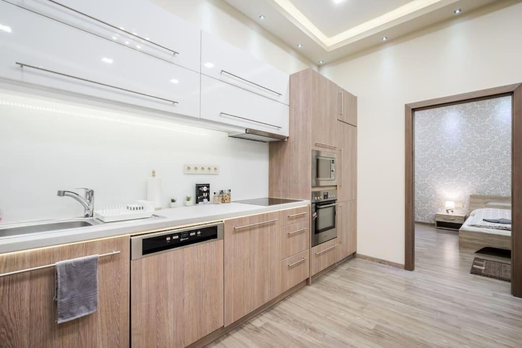 דירות בודפשט Szalag Utca 6 Luxurious Flat Castle District מראה חיצוני תמונה